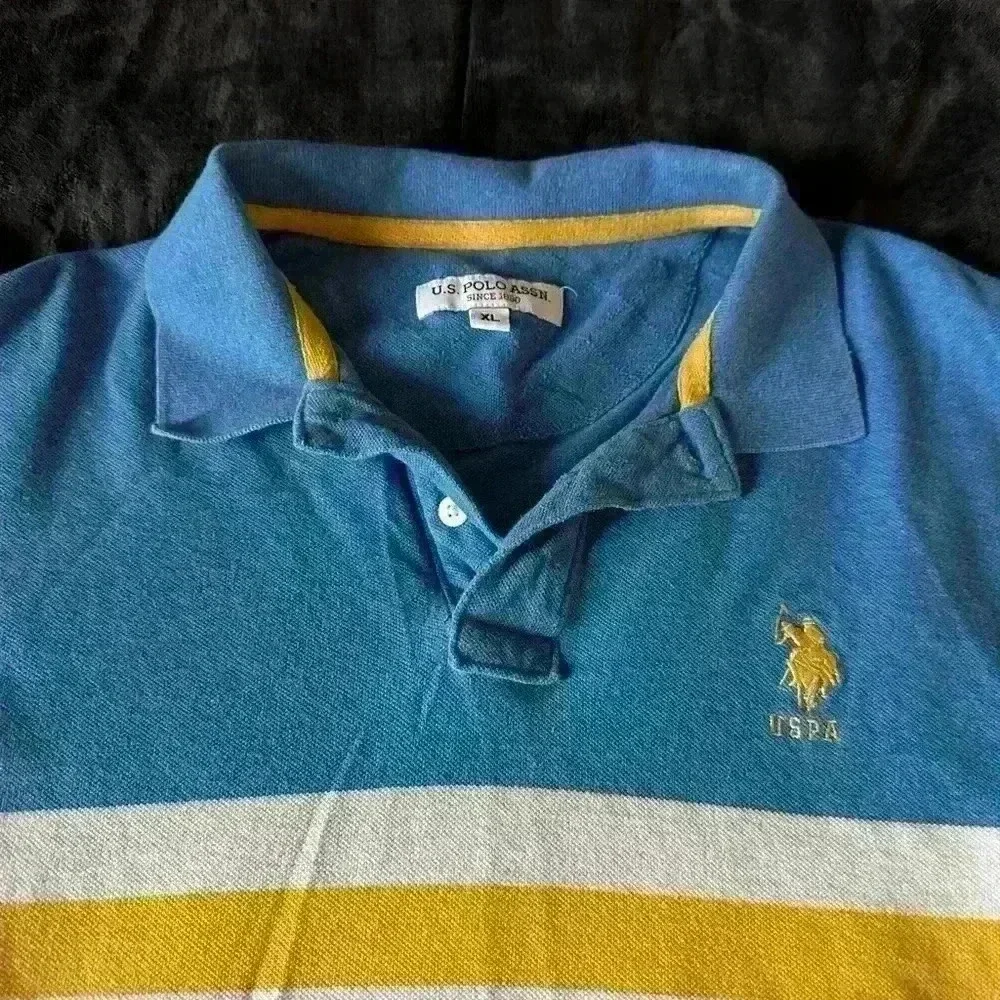 U.S.‎ Polo ASSN Men’s striped polo shirt XL